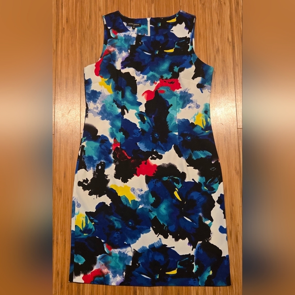 NWOT Mario Serrani Floral Sleeveless Dress